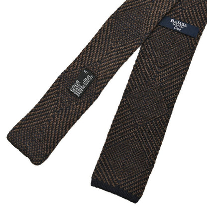 BARBA カシミヤ混シルク 幾何柄ネクタイ ニットタイ｜428511｜GUARDAROBA MILANO OFFICIAL STORE