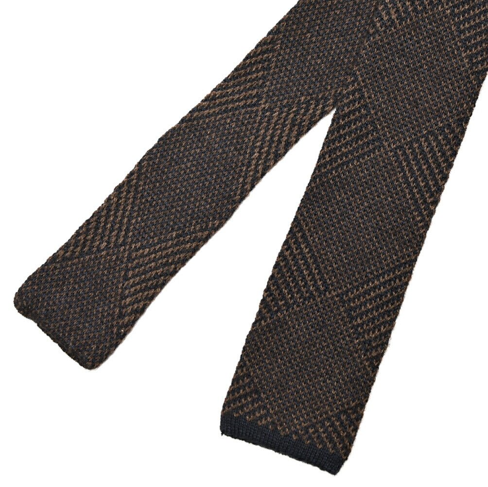 BARBA カシミヤ混シルク 幾何柄ネクタイ ニットタイ｜428511｜GUARDAROBA MILANO OFFICIAL STORE