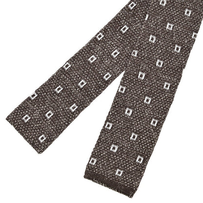 BARBA リネン混コットン ネクタイ ニットタイ 小紋柄｜428514｜GUARDAROBA MILANO OFFICIAL STORE