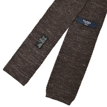 BARBA リネン混コットン ネクタイ ニットタイ｜428519｜GUARDAROBA MILANO OFFICIAL STORE