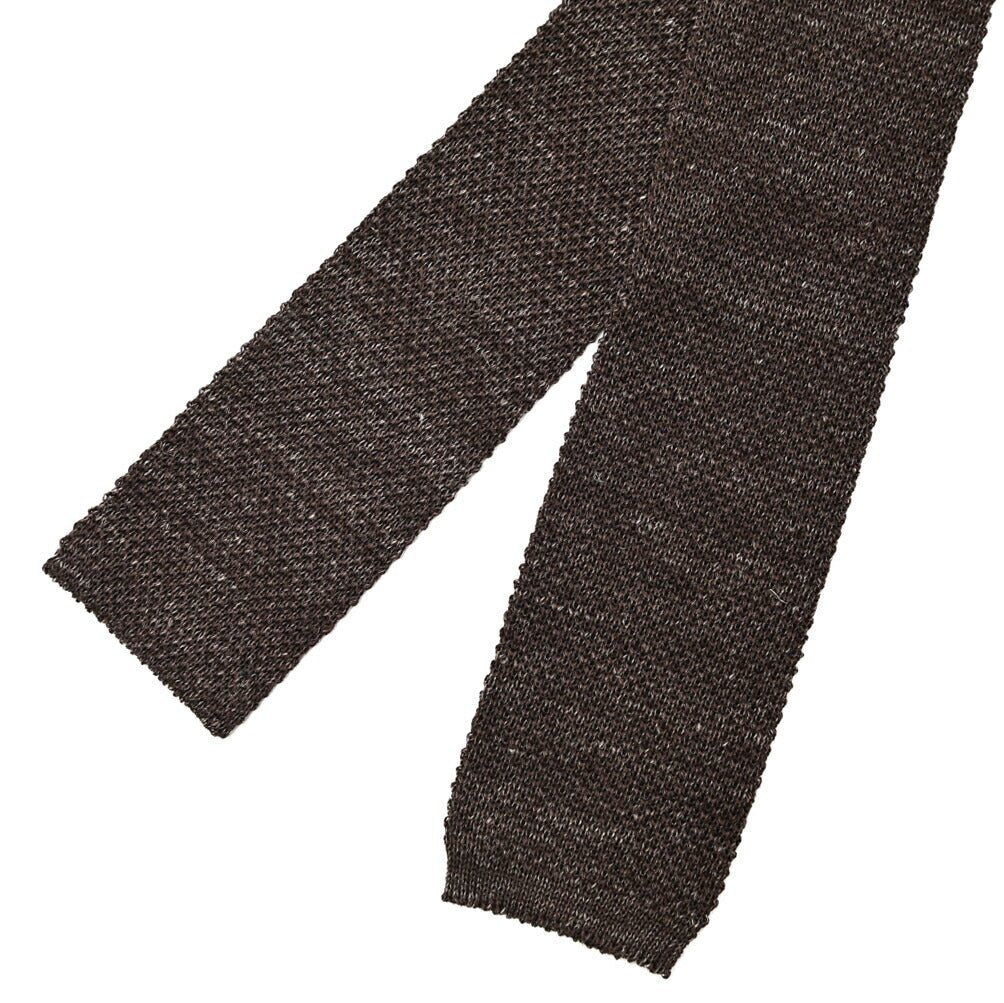 BARBA リネン混コットン ネクタイ ニットタイ｜428519｜GUARDAROBA MILANO OFFICIAL STORE