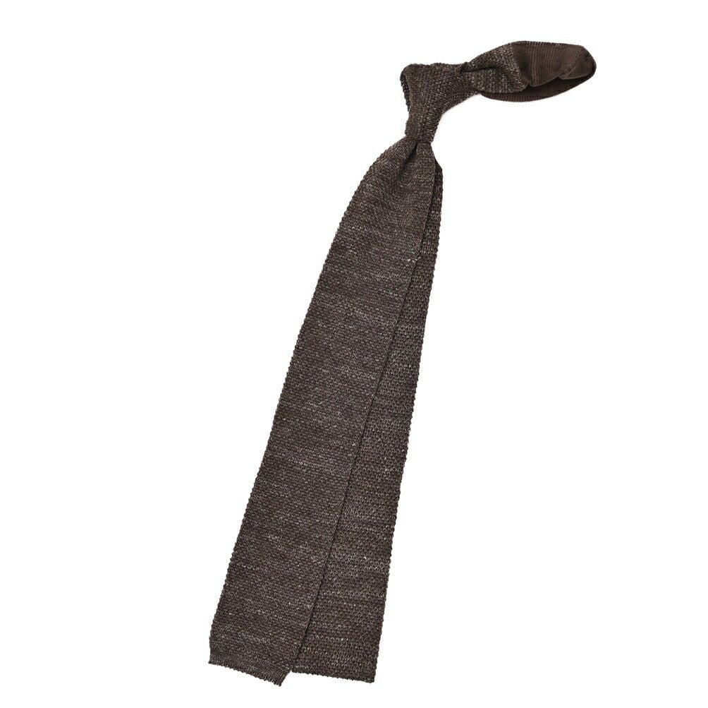 BARBA リネン混コットン ネクタイ ニットタイ｜428519｜GUARDAROBA MILANO OFFICIAL STORE