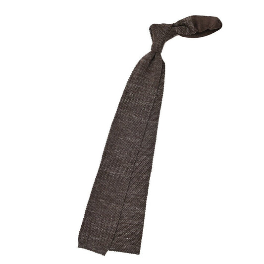 BARBA リネン混コットン ネクタイ ニットタイ｜428519｜GUARDAROBA MILANO OFFICIAL STORE