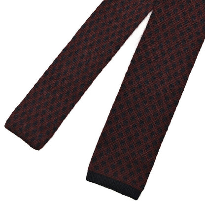 BARBA カシミヤ混シルク 幾何柄ネクタイ ニットタイ｜428523｜GUARDAROBA MILANO OFFICIAL STORE