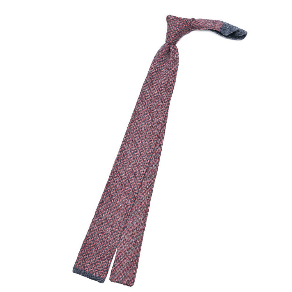 BARBA リネン混コットン ネクタイ ニットタイ｜428525｜GUARDAROBA MILANO OFFICIAL STORE