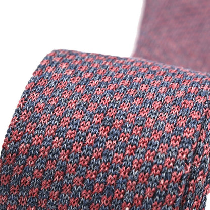 BARBA リネン混コットン ネクタイ ニットタイ｜428525｜GUARDAROBA MILANO OFFICIAL STORE
