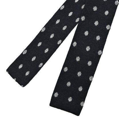 BARBA カシミヤ混シルク ドット柄ネクタイ ニットタイ｜428528｜GUARDAROBA MILANO OFFICIAL STORE