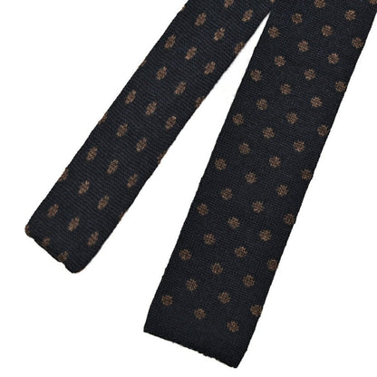 BARBA カシミヤ混シルク ドット柄ネクタイ ニットタイ｜428531｜GUARDAROBA MILANO OFFICIAL STORE