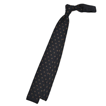 BARBA カシミヤ混シルク ドット柄ネクタイ ニットタイ｜428531｜GUARDAROBA MILANO OFFICIAL STORE