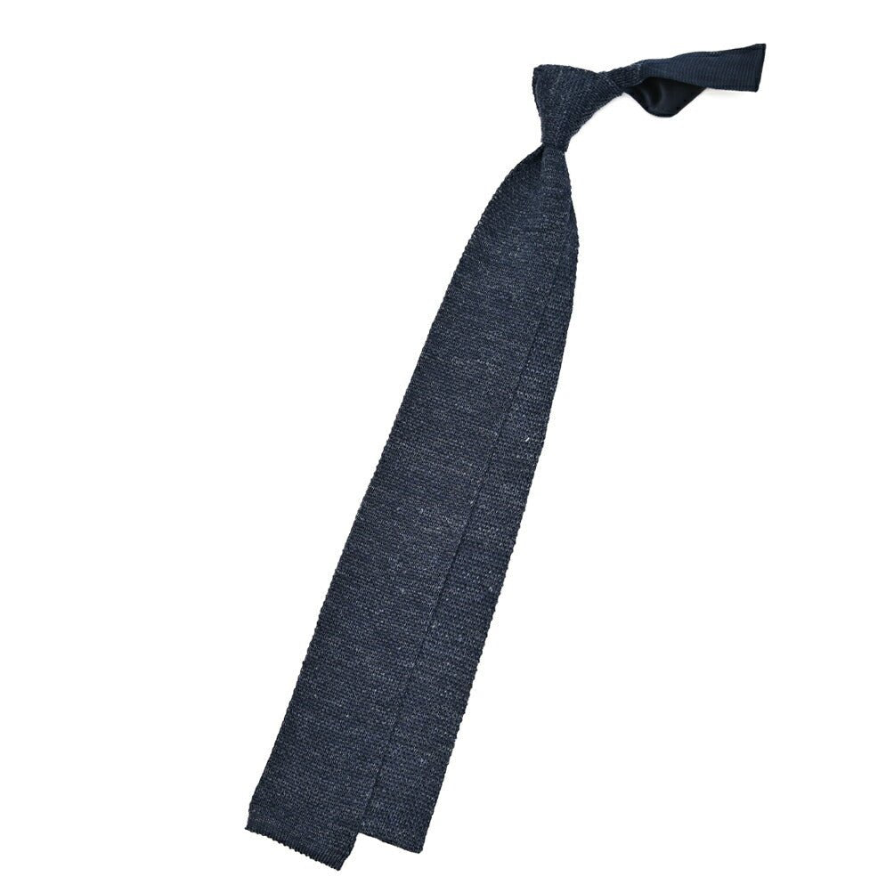 BARBA リネン混コットン ネクタイ ニットタイ｜428532｜GUARDAROBA MILANO OFFICIAL STORE