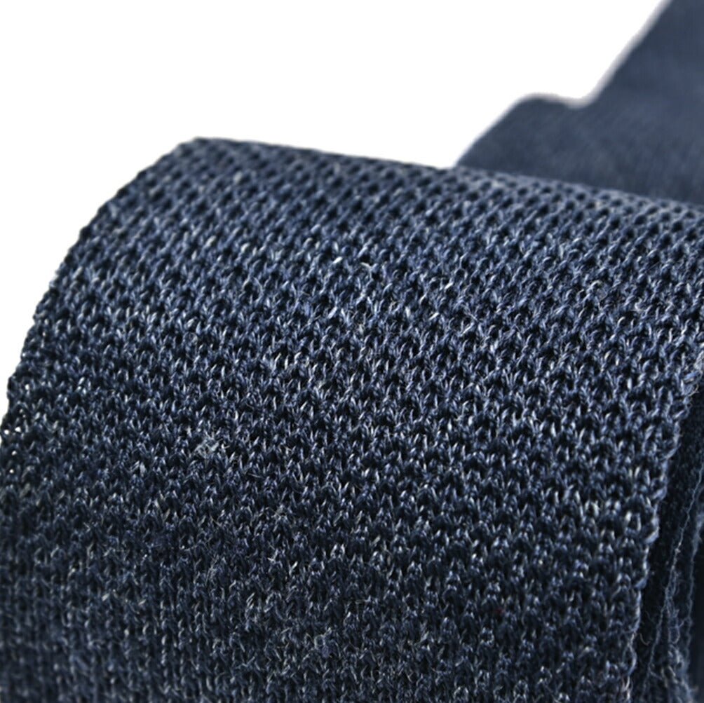 BARBA リネン混コットン ネクタイ ニットタイ｜428532｜GUARDAROBA MILANO OFFICIAL STORE