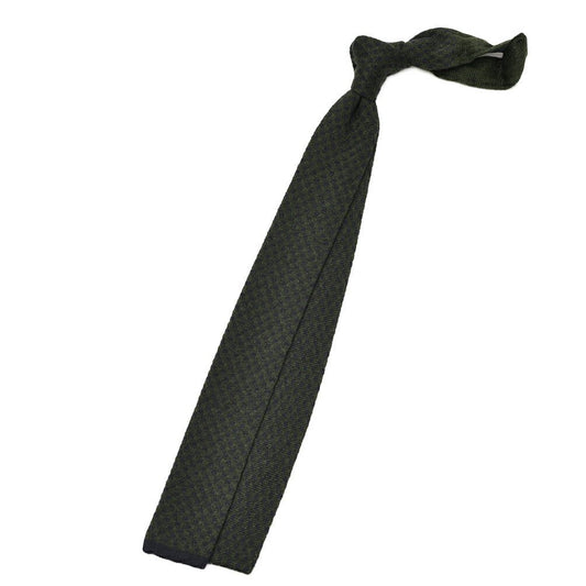 BARBA カシミヤ混シルク 幾何柄ネクタイ ニットタイ｜428541｜GUARDAROBA MILANO OFFICIAL STORE