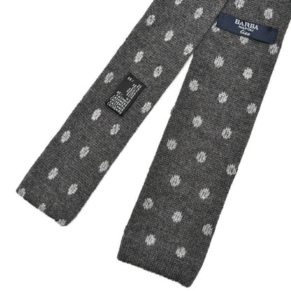 BARBA カシミヤ混シルク ドット柄ネクタイ ニットタイ｜428546｜GUARDAROBA MILANO OFFICIAL STORE