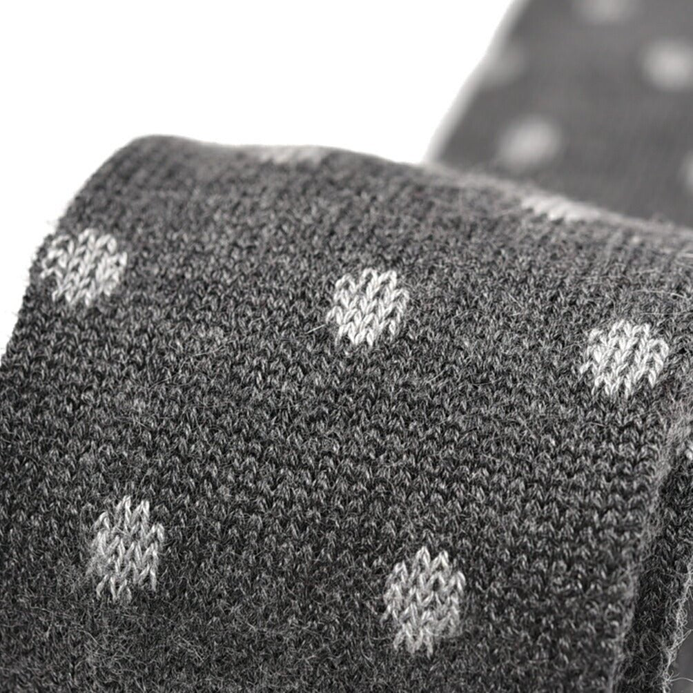 BARBA カシミヤ混シルク ドット柄ネクタイ ニットタイ｜428546｜GUARDAROBA MILANO OFFICIAL STORE
