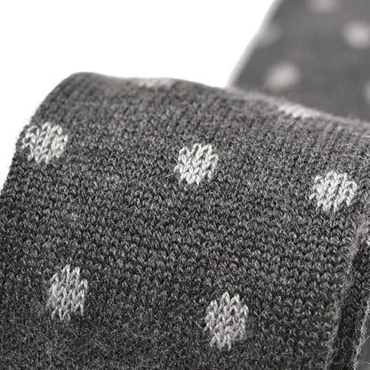 BARBA カシミヤ混シルク ドット柄ネクタイ ニットタイ｜428546｜GUARDAROBA MILANO OFFICIAL STORE