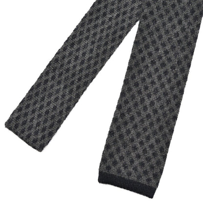 BARBA カシミヤ混シルク 幾何柄 ネクタイ ニットタイ｜428548｜GUARDAROBA MILANO OFFICIAL STORE