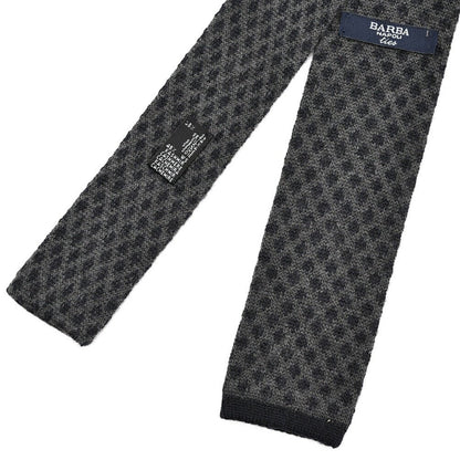 BARBA カシミヤ混シルク 幾何柄 ネクタイ ニットタイ｜428548｜GUARDAROBA MILANO OFFICIAL STORE