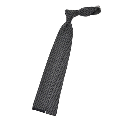 BARBA カシミヤ混シルク 幾何柄 ネクタイ ニットタイ｜428548｜GUARDAROBA MILANO OFFICIAL STORE