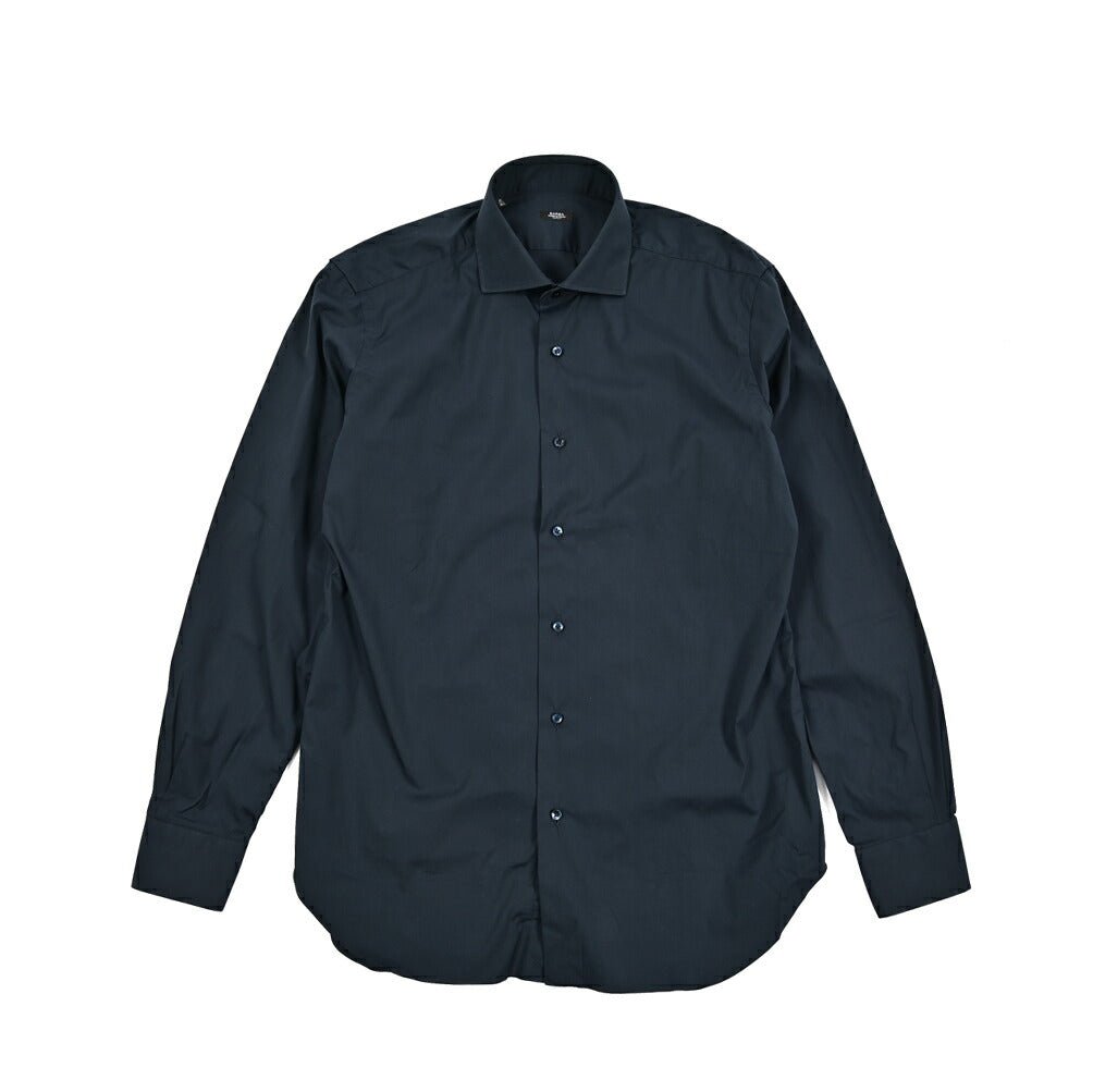BARBA ストレッチコットン ホリゾンタルカラーシャツ｜435640｜GUARDAROBA MILANO OFFICIAL STORE