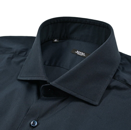BARBA ストレッチコットン ホリゾンタルカラーシャツ｜435640｜GUARDAROBA MILANO OFFICIAL STORE
