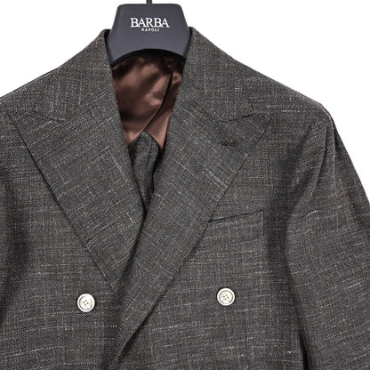 BARBA リネン混ヴァージンウール 6Bダブルブレストテーラードジャケット / GDP｜434111-48｜GUARDAROBA MILANO OFFICIAL STORE