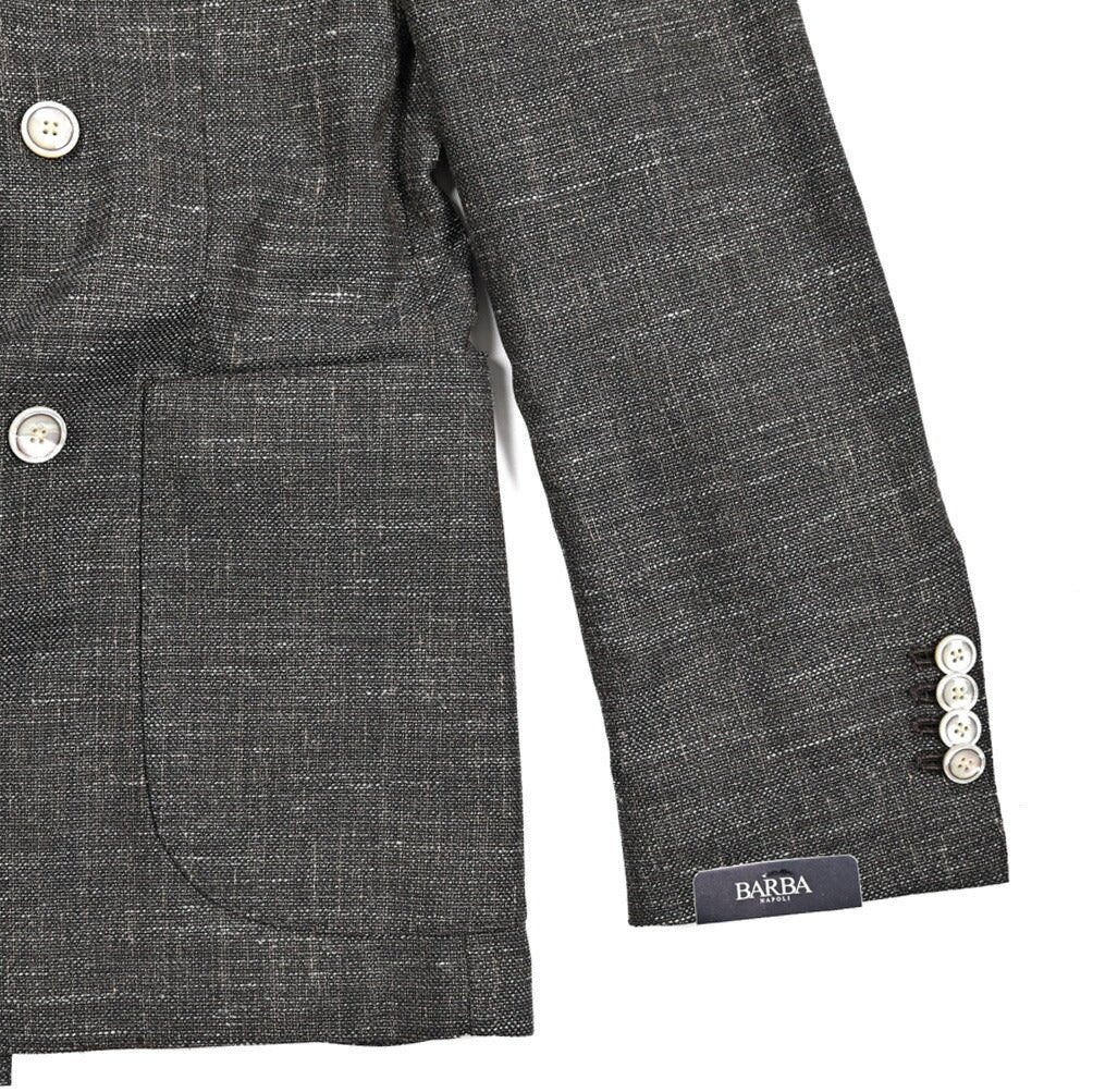 BARBA リネン混ヴァージンウール 6Bダブルブレストテーラードジャケット / GDP｜434111-48｜GUARDAROBA MILANO OFFICIAL STORE