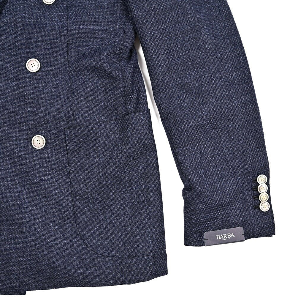 BARBA リネン混ヴァージンウール 6Bダブルブレストテーラードジャケット / JACKET DP｜434242｜GUARDAROBA MILANO OFFICIAL STORE