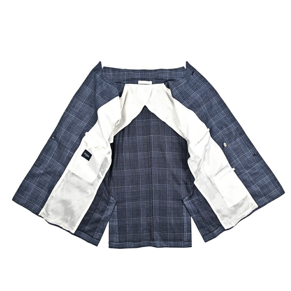 BARBA シルクリネン混ウール 6Bダブルブレストテーラードジャケット Loro Piana ロロピアーナ製生地 (SUMMERTIME) / JACKET DP｜434125-48｜GUARDAROBA MILANO OFFICIAL STORE