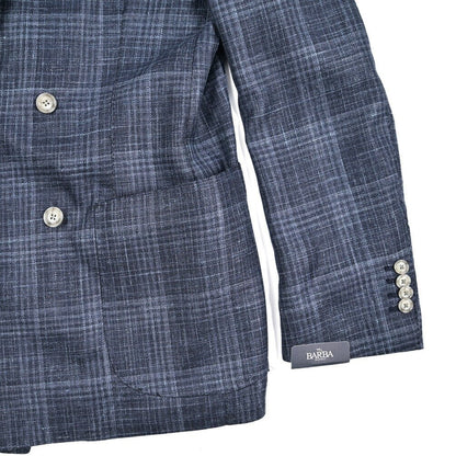 BARBA シルクリネン混ウール 6Bダブルブレストテーラードジャケット Loro Piana ロロピアーナ製生地 (SUMMERTIME) / JACKET DP｜434125-48｜GUARDAROBA MILANO OFFICIAL STORE