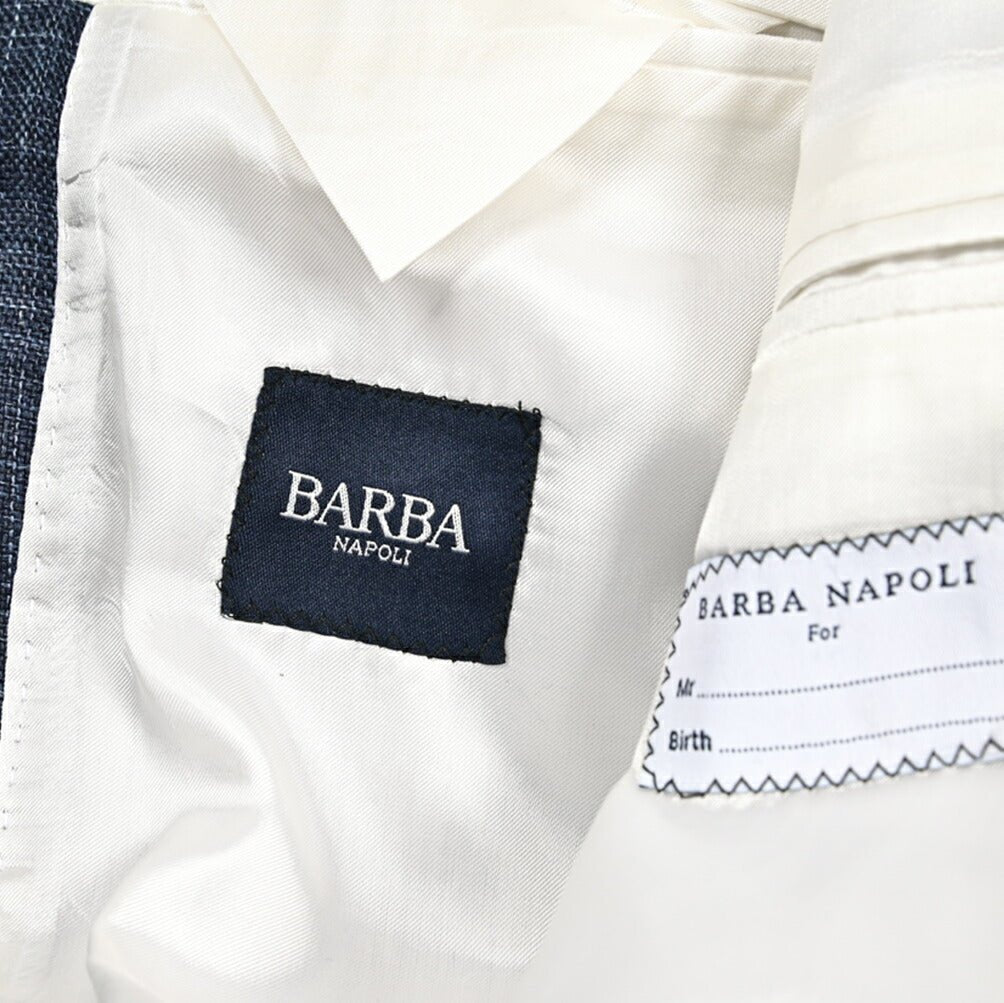 SALE｜BARBA バルバ / JACKET DP シルクリネン混ウール 6Bダブル