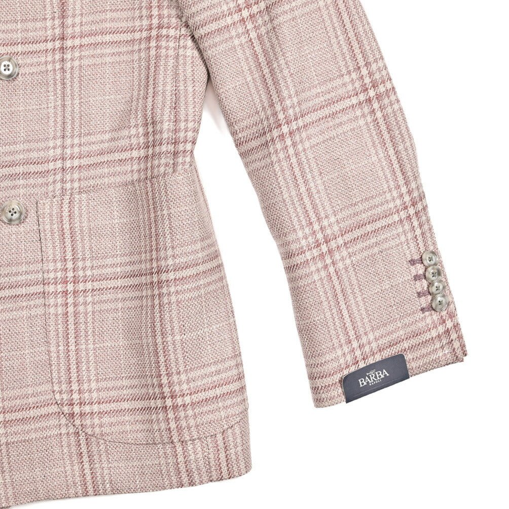 BARBA シルクリネン混ウール 6Bダブルブレストテーラードジャケット Loro Piana ロロピアーナ製生地 (SUMMERTIME) / JACKET DP｜434239｜GUARDAROBA MILANO OFFICIAL STORE