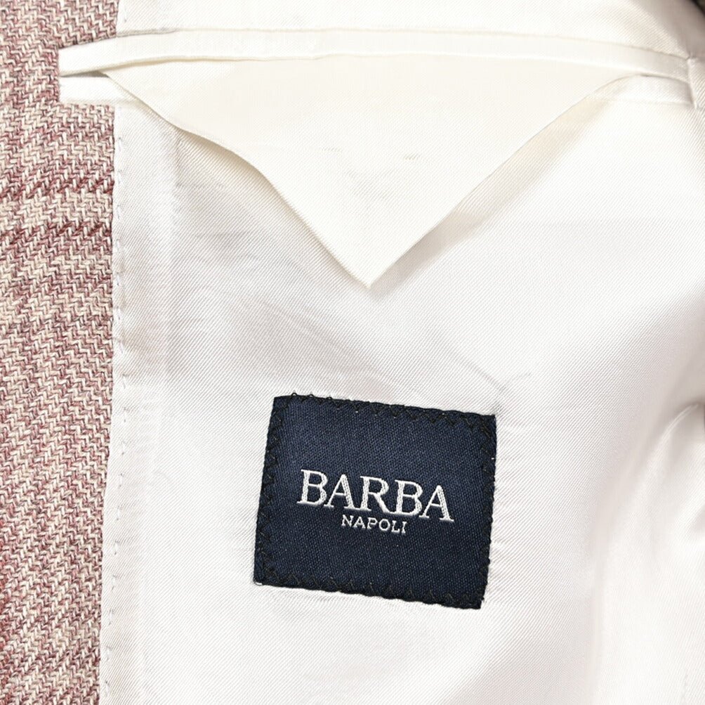 SALE｜BARBA バルバ / JACKET DP シルクリネン混ウール 6Bダブル