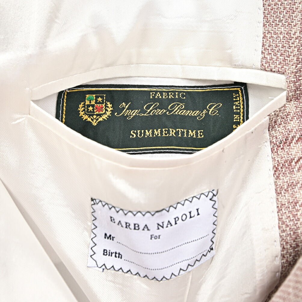 BARBA シルクリネン混ウール 6Bダブルブレストテーラードジャケット Loro Piana ロロピアーナ製生地 (SUMMERTIME) / JACKET DP｜434239｜GUARDAROBA MILANO OFFICIAL STORE