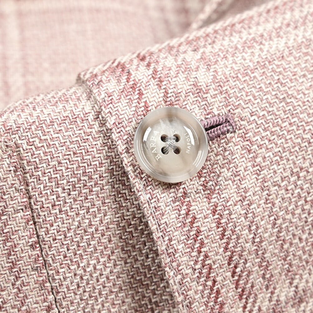 【BARBA×Loro Piana】テーラードジャケット ダブルブレスト 三者混 SALE｜BARBA バルバ / JACKET DP シルクリネン混ウール 6Bダブル