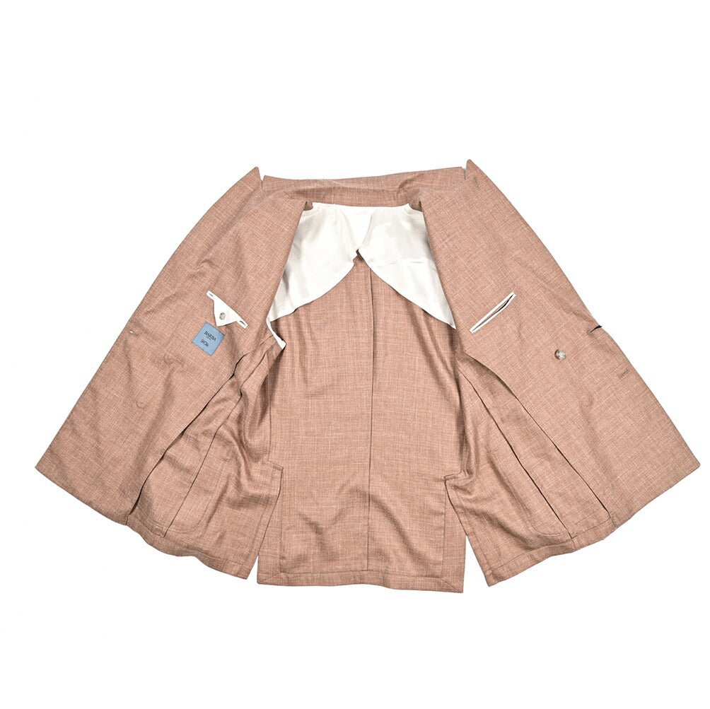 BARBA シルクリネン混ウール 6Bダブルブレストテーラードジャケット Loro Piana ロロピアーナ製生地 (SUMMERTIME) / JCK ACTIVE DP U｜434237｜GUARDAROBA MILANO OFFICIAL STORE