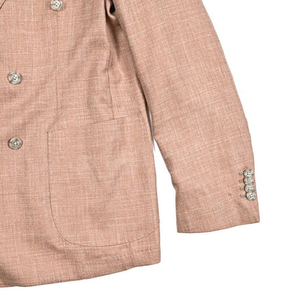 BARBA シルクリネン混ウール 6Bダブルブレストテーラードジャケット Loro Piana ロロピアーナ製生地 (SUMMERTIME) / JCK ACTIVE DP U｜434237｜GUARDAROBA MILANO OFFICIAL STORE