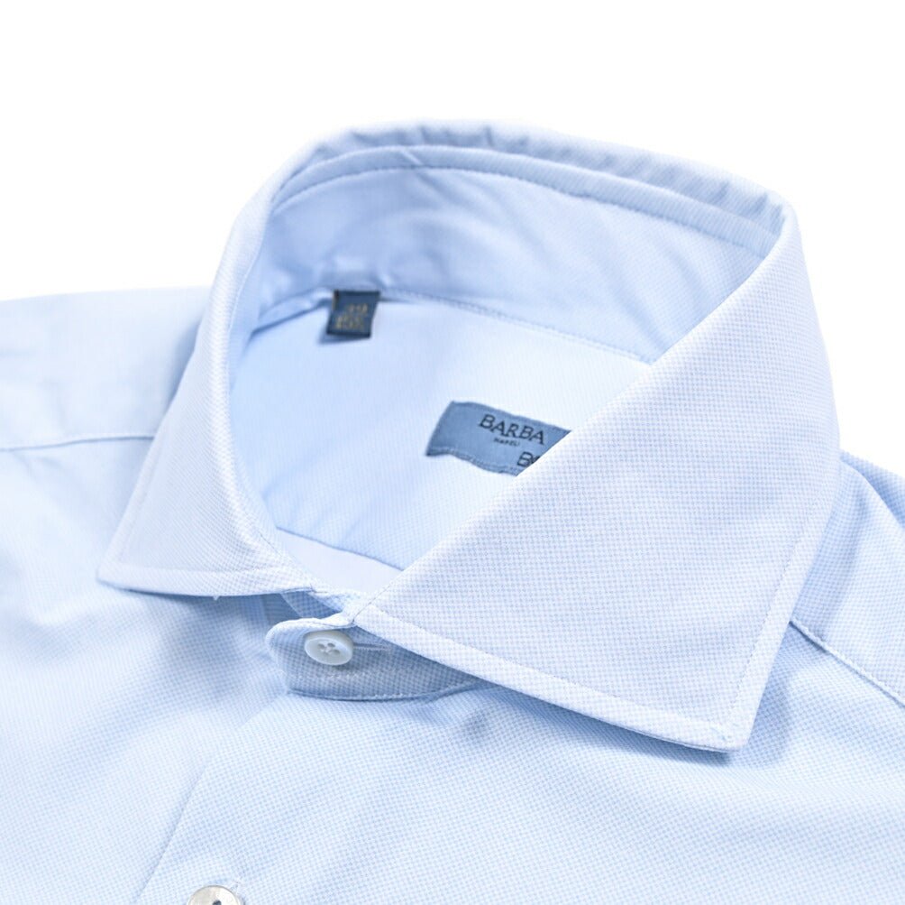 BARBA B ACTIVE ストレッチナイロン ホリゾンタルカラーシャツ｜435726｜GUARDAROBA MILANO OFFICIAL STORE