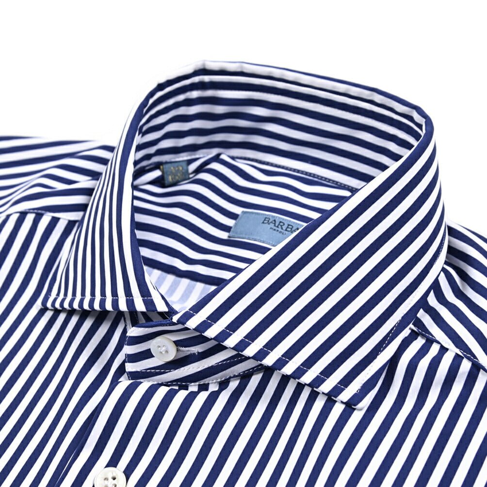BARBA B ACTIVE ストレッチナイロン ホリゾンタルカラーシャツ｜435738｜GUARDAROBA MILANO OFFICIAL STORE
