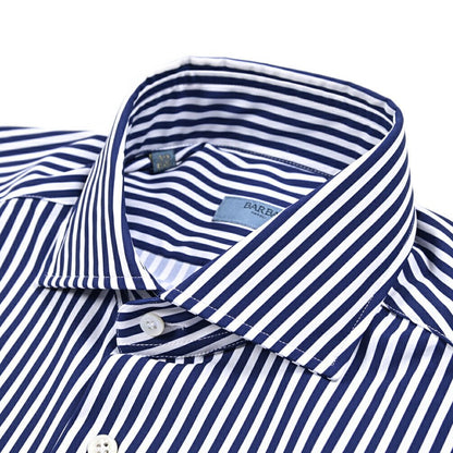 BARBA B ACTIVE ストレッチナイロン ホリゾンタルカラーシャツ｜435738｜GUARDAROBA MILANO OFFICIAL STORE