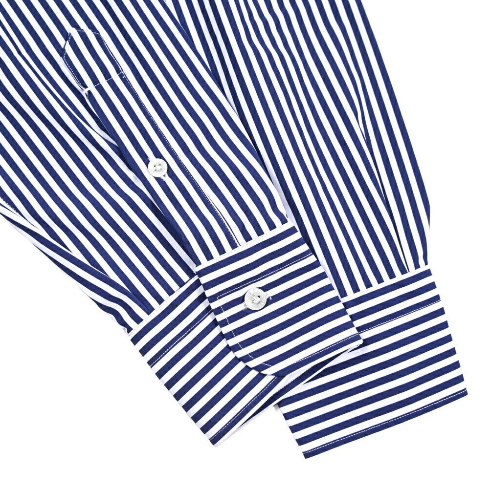 BARBA B ACTIVE ストレッチナイロン ホリゾンタルカラーシャツ｜435738｜GUARDAROBA MILANO OFFICIAL STORE