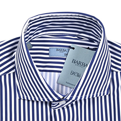 BARBA B ACTIVE ストレッチナイロン ホリゾンタルカラーシャツ｜435738｜GUARDAROBA MILANO OFFICIAL STORE