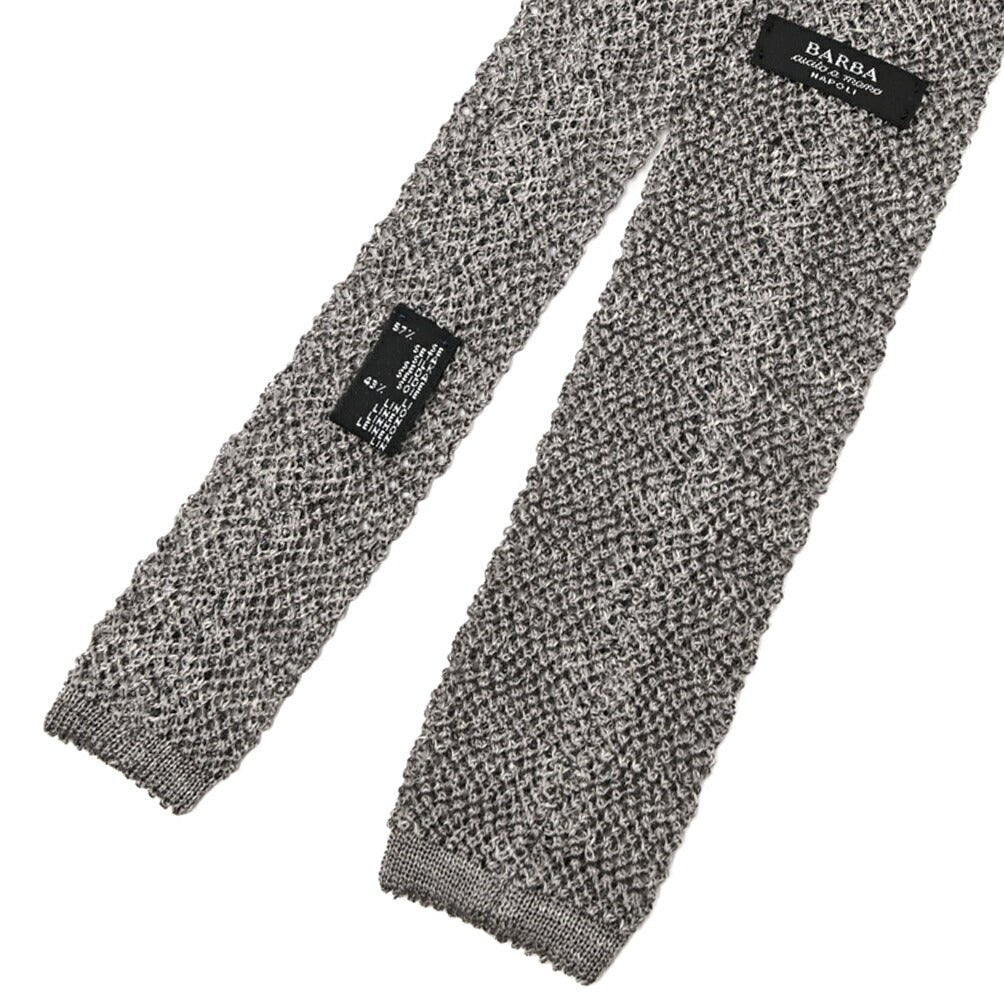 BARBA リネン混シルク ネクタイ ニットタイ / cucito a mano 手縫い仕立て｜428493｜GUARDAROBA MILANO OFFICIAL STORE