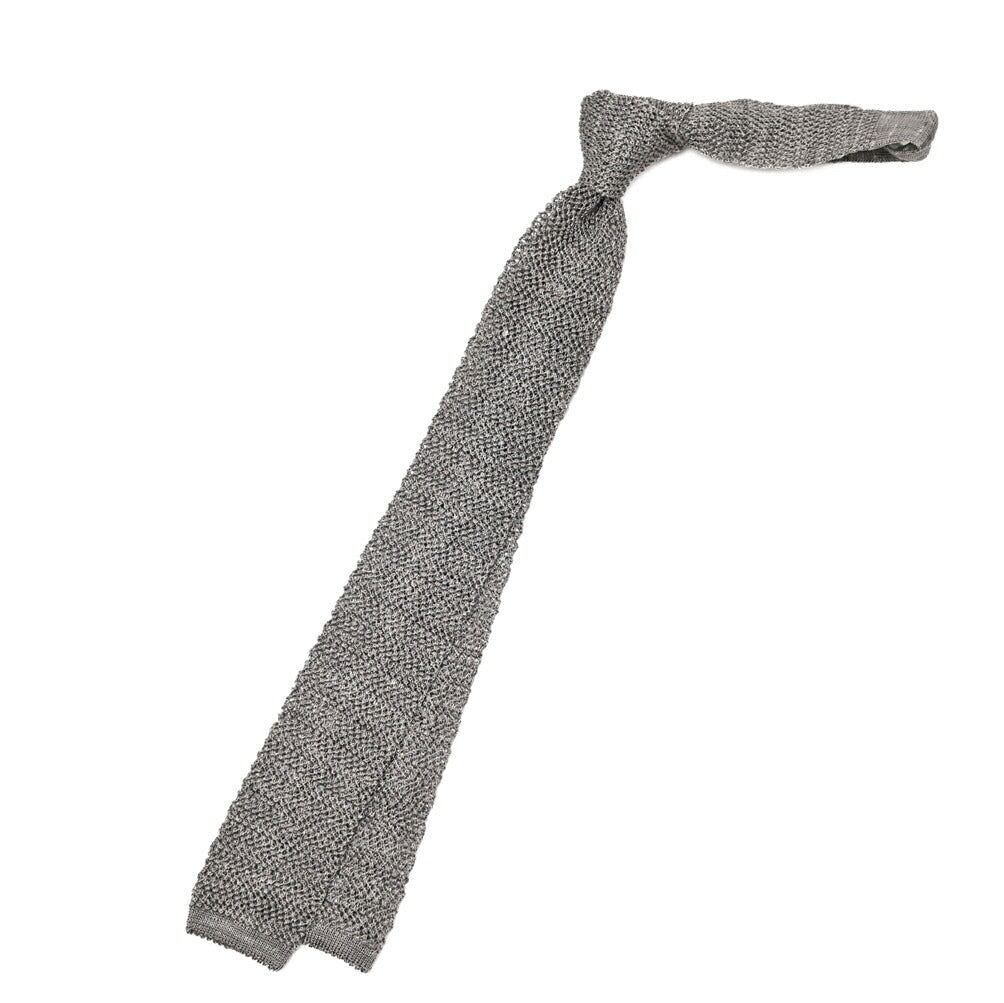 BARBA リネン混シルク ネクタイ ニットタイ / cucito a mano 手縫い仕立て｜428493｜GUARDAROBA MILANO OFFICIAL STORE