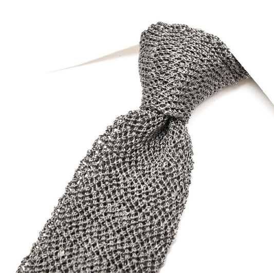 BARBA リネン混シルク ネクタイ ニットタイ / cucito a mano 手縫い仕立て｜428493｜GUARDAROBA MILANO OFFICIAL STORE