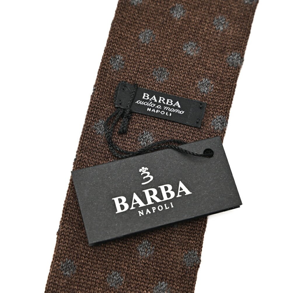 BARBA カシミヤ混シルク ネクタイ ニットタイ / cucito a mano 手縫い仕立て｜428502｜GUARDAROBA MILANO OFFICIAL STORE