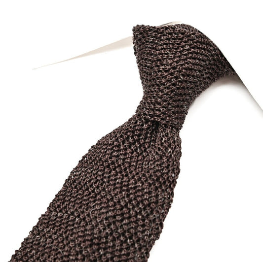 BARBA リネン混シルク ネクタイ ニットタイ / cucito a mano 手縫い仕立て｜428504｜GUARDAROBA MILANO OFFICIAL STORE