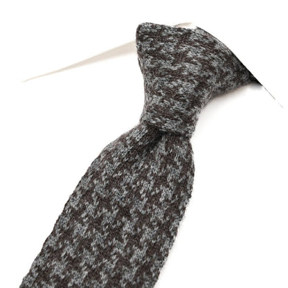 BARBA カシミヤ混ウール 千鳥格子柄ネクタイ ニットタイ / cucito a mano 手縫い仕立て｜428512｜GUARDAROBA MILANO OFFICIAL STORE