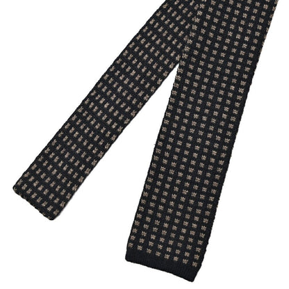 BARBA カシミヤ混シルク 幾何柄ネクタイ ニットタイ / cucito a mano 手縫い仕立て｜428533｜GUARDAROBA MILANO OFFICIAL STORE