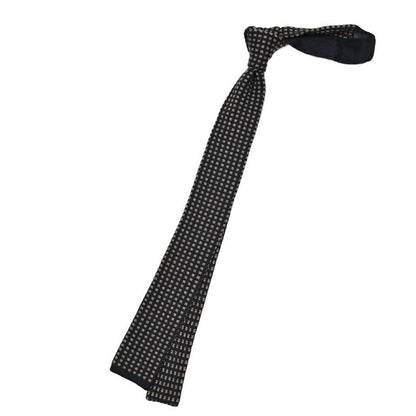 BARBA カシミヤ混シルク 幾何柄ネクタイ ニットタイ / cucito a mano 手縫い仕立て｜428533｜GUARDAROBA MILANO OFFICIAL STORE