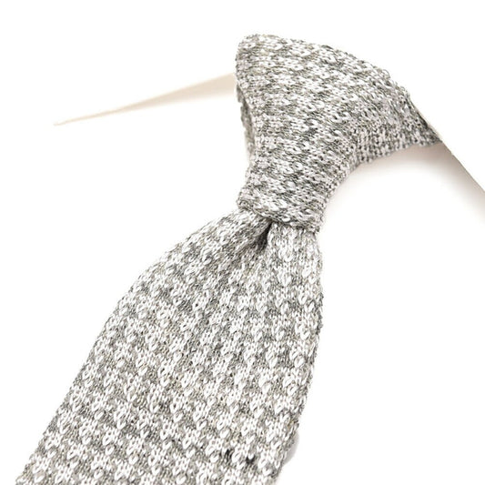 BARBA リネン混シルク 千鳥格子柄ネクタイ ニットタイ / cucito a mano 手縫い仕立て｜428543｜GUARDAROBA MILANO OFFICIAL STORE